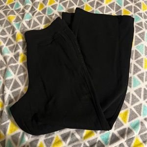 Ck wide leg high rise sweats